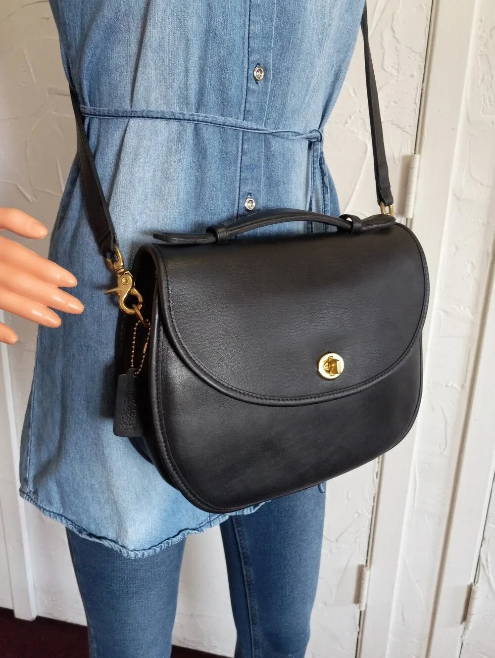 Coach Plaza Bag/Bistro Bag, #9865 Black